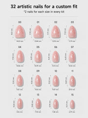 Angel Glaze Dot (Extra Short Almond)