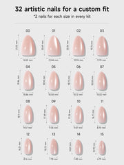 She Wears Crystals on Her Nails