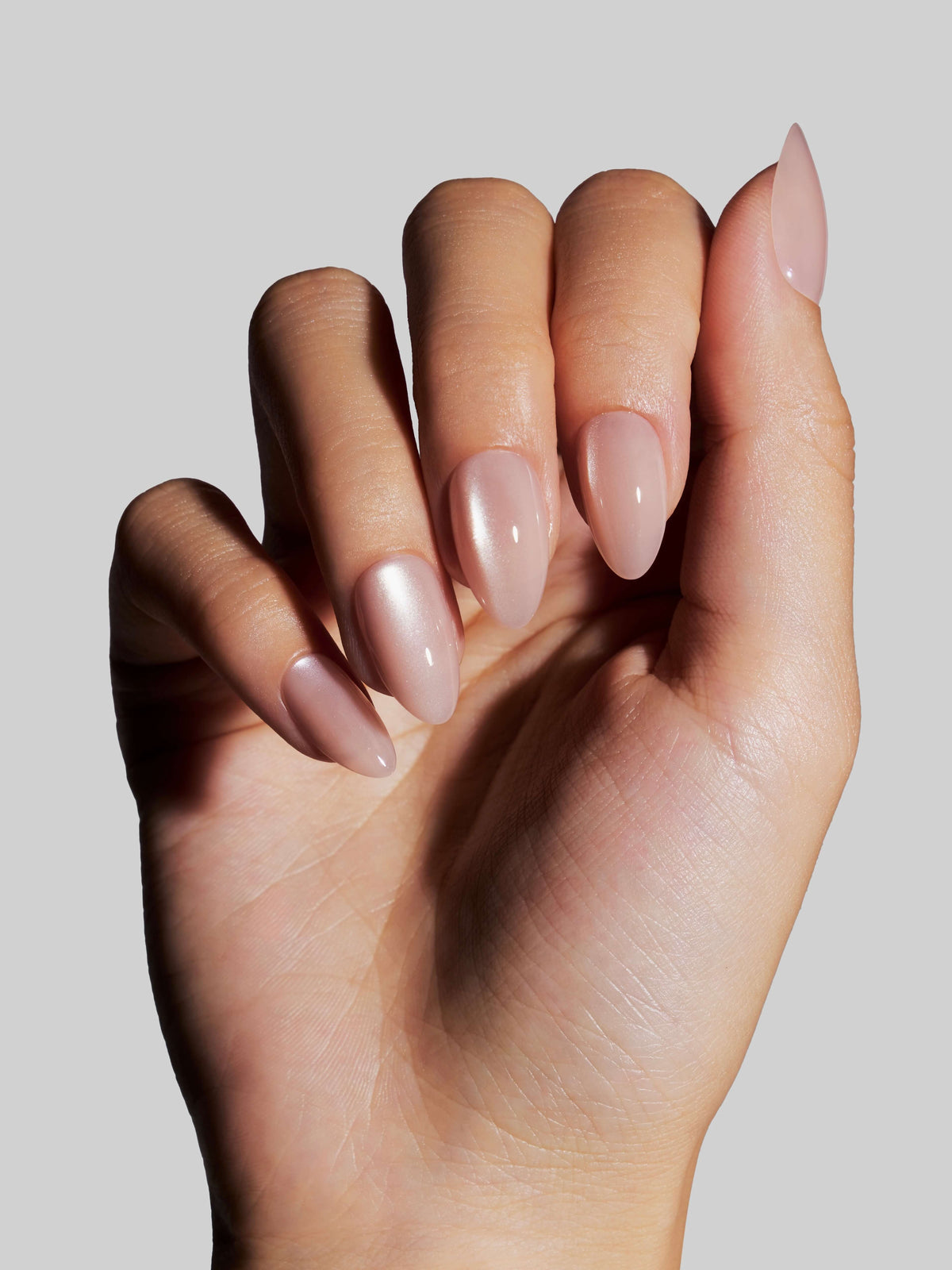 She Wears Crystals on Her Nails