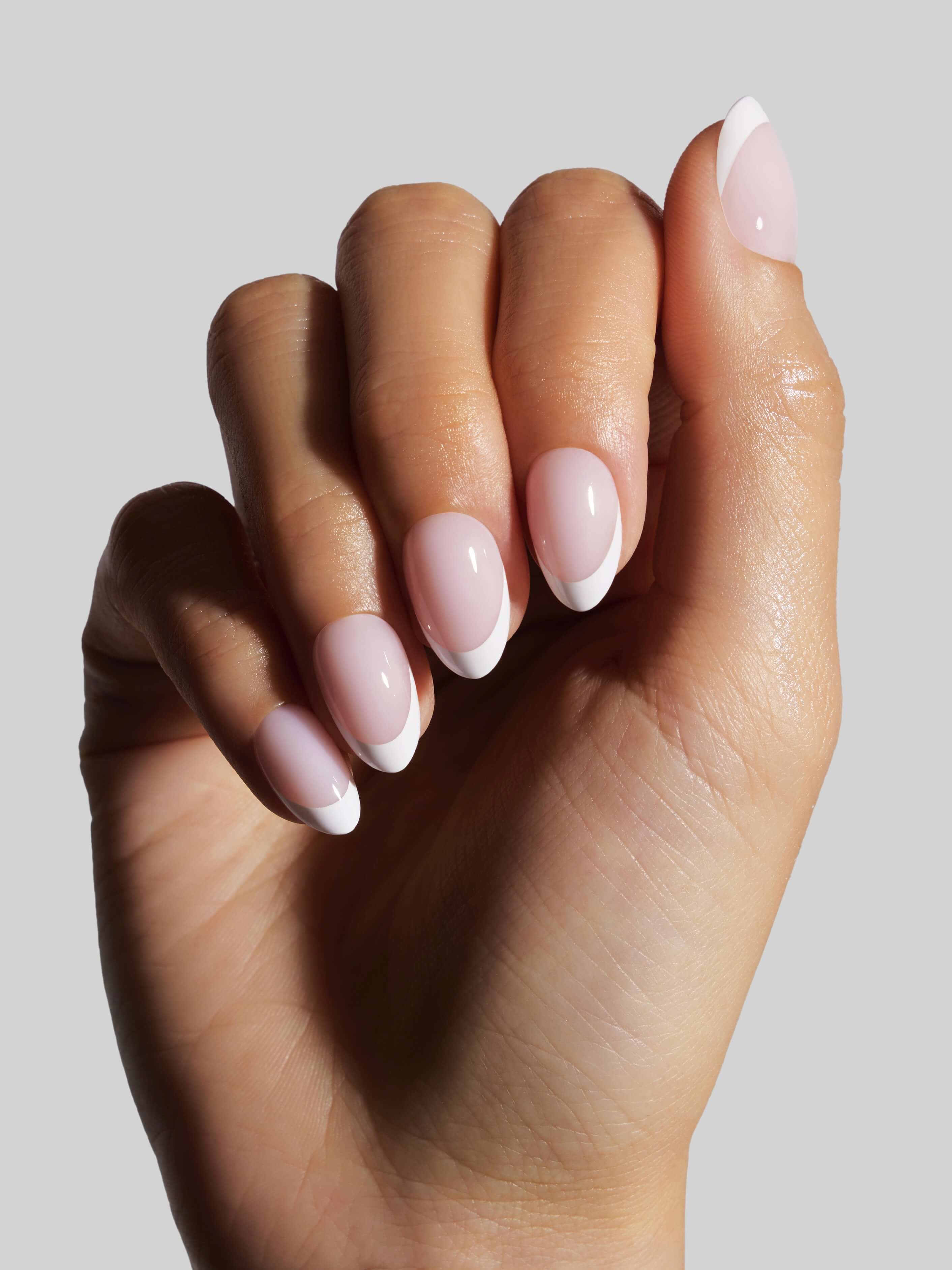 Pink Classic French (Extra Short Almond)