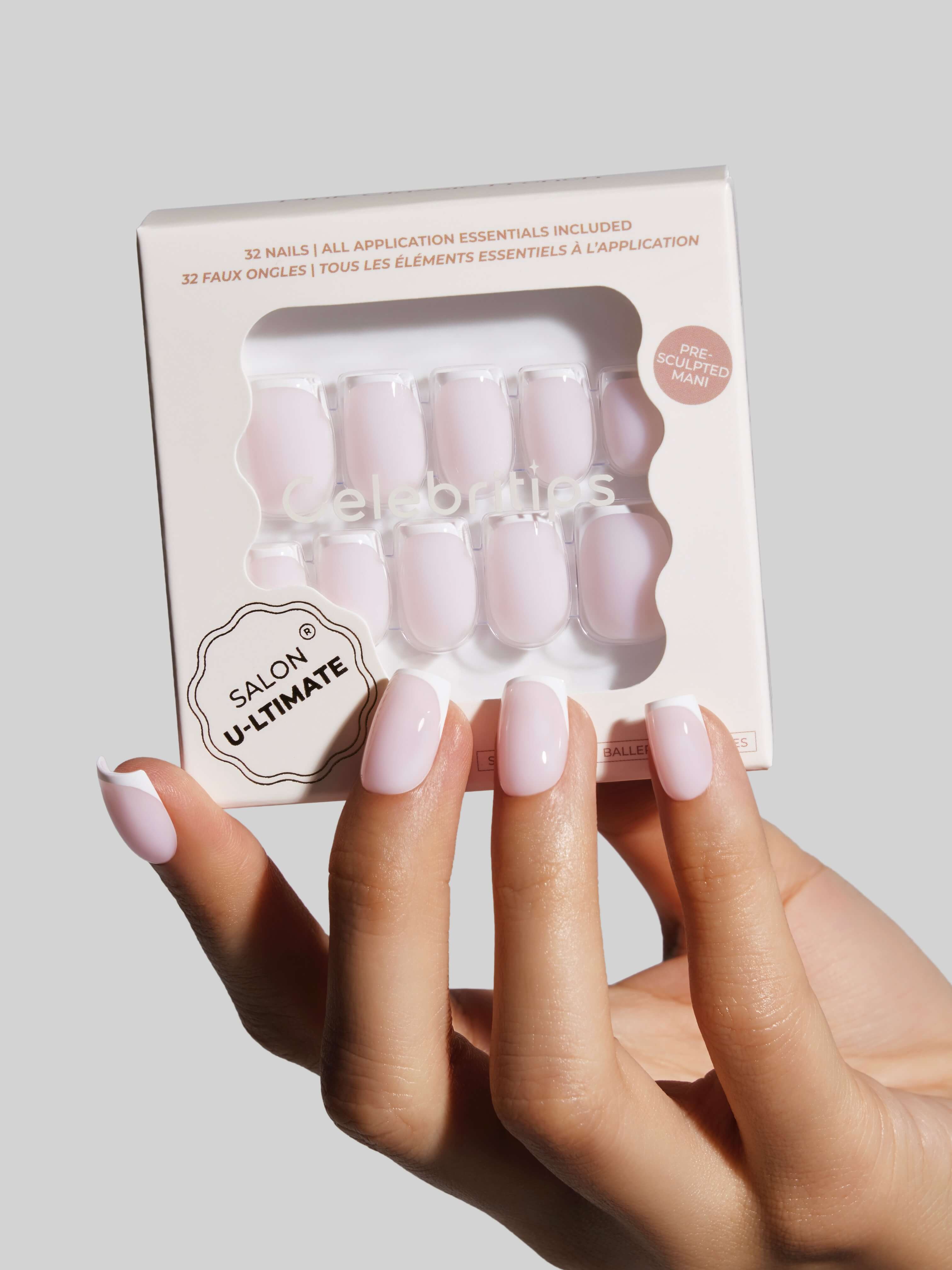 Pink Classic French (Short Coffin)