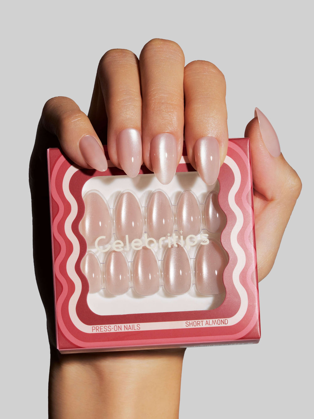 She Wears Crystals on Her Nails